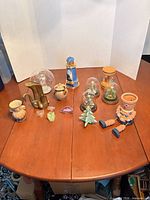 All items arranged on table for overview