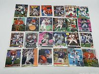 All 24 cards laid out in four rows of six