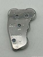 Front view showing four dial windows labeled balls, strikes, outs, innings