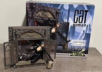 Box front and sculpture displayed assembled