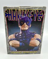 Front of original box showing Hawkeye graphic and title
