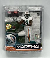 Front view of sealed McFarlane Brandon Marshall figure