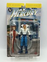 Front of sealed Max Mercury action figure on card