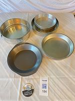 All seven baking pieces displayed on table