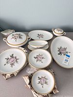 Group shot of all 25 pieces laid out, showing pattern and variety