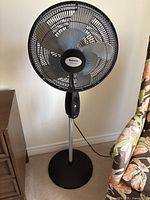 Full view of Holmes pedestal fan front