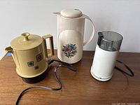 All three items grouped on table