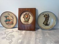 All three Goebel Hummel items grouped