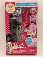 Front of sealed Barbie Design-a-Fashion Set box