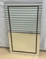 Full view of rectangular mirror