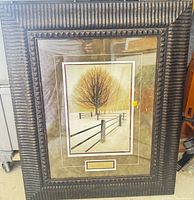 Full view of framed print