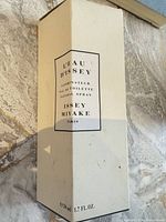 Front of box showing branding and size