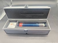 Mini Solar Tube and carry case open showing foam insert and tube