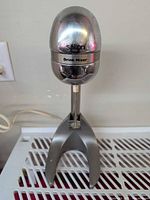 Full view of Salton drink mixer on stand