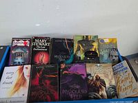 Front covers of ten paperbacks laid out in two rows