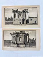 Both engravings side by side showing full sheets