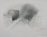 Overall view of drawing showing full composition