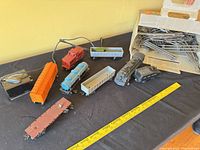 All rolling stock, transformer and some track