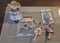 All figurines displayed on mat
