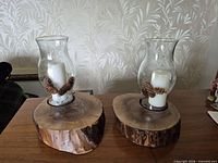 Full view of both candle holders assembled