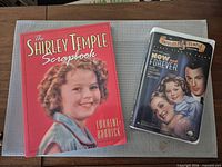 Front covers of book and VHS case