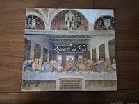 Front cover showing title, author and The Last Supper artwork