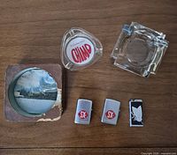 Overview of all six items showing arrangement