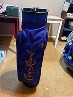 Front view showing Crown Royal logo and overall bag appearance