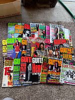 All magazines laid out in two rows showing full covers