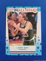 Front of 1989 Fleer Larry Bird '89 All-Stars sticker card