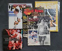 Front covers of all five publications grouped