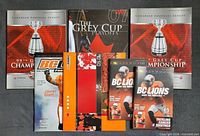 Group shot showing all seven BC Lions publications