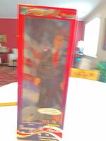 Front view of boxed George W. Bush talking action figure