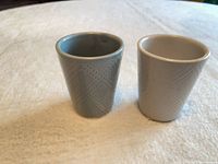 Front view of both ceramic espresso cups