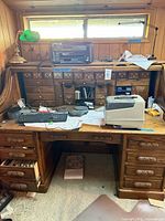 Revere 505 slide projector on desk environment