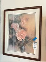 Front view of Lena Liu framed floral print