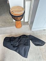 Full view of drum and carry bag