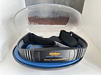 Timex Ironman digital transmission chest strap monitor inside clear storage case