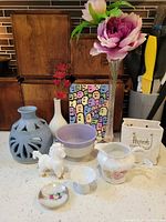 All 10 items arranged on countertop