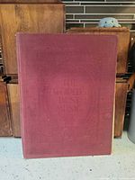 Front cover of maroon hardcover book