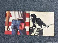 Front jackets of both LPs side by side