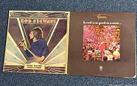 Front covers of both vinyl albums