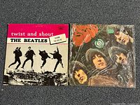 Front covers of both Beatles LPs