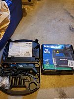 Rotary tool in carry case, jig saw boxed