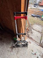 Full view of Magna Cart folding dolly upright