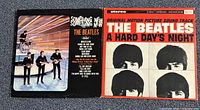 Front covers of both Beatles albums