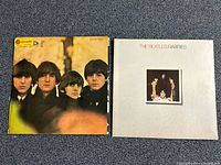 Front covers of both LPs