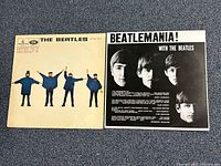 Front covers of both albums side by side