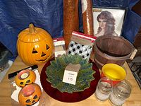 all items grouped on table