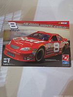 Front of AMT box showing Dale Earnhardt Jr #8 Budweiser Monte Carlo artwork